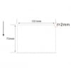 101mm x 73mm, Plain White